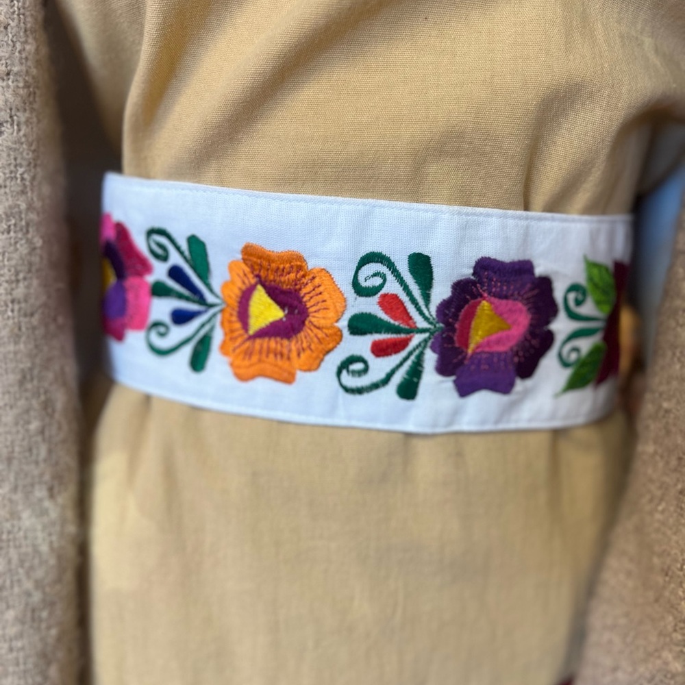 Floral Embroidered Belt - Multicolor